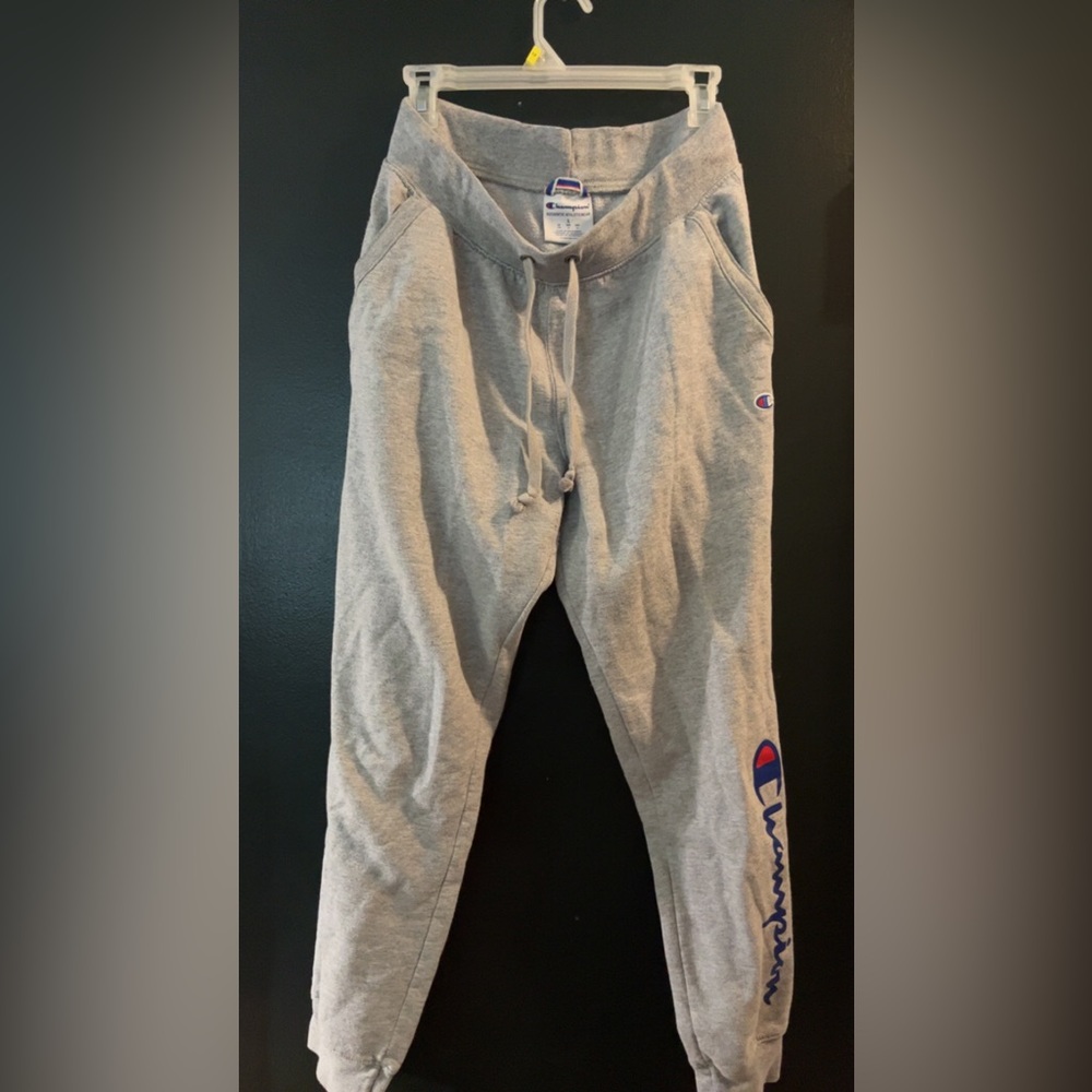 Grey champion sweatpants! Soft and comfortable!